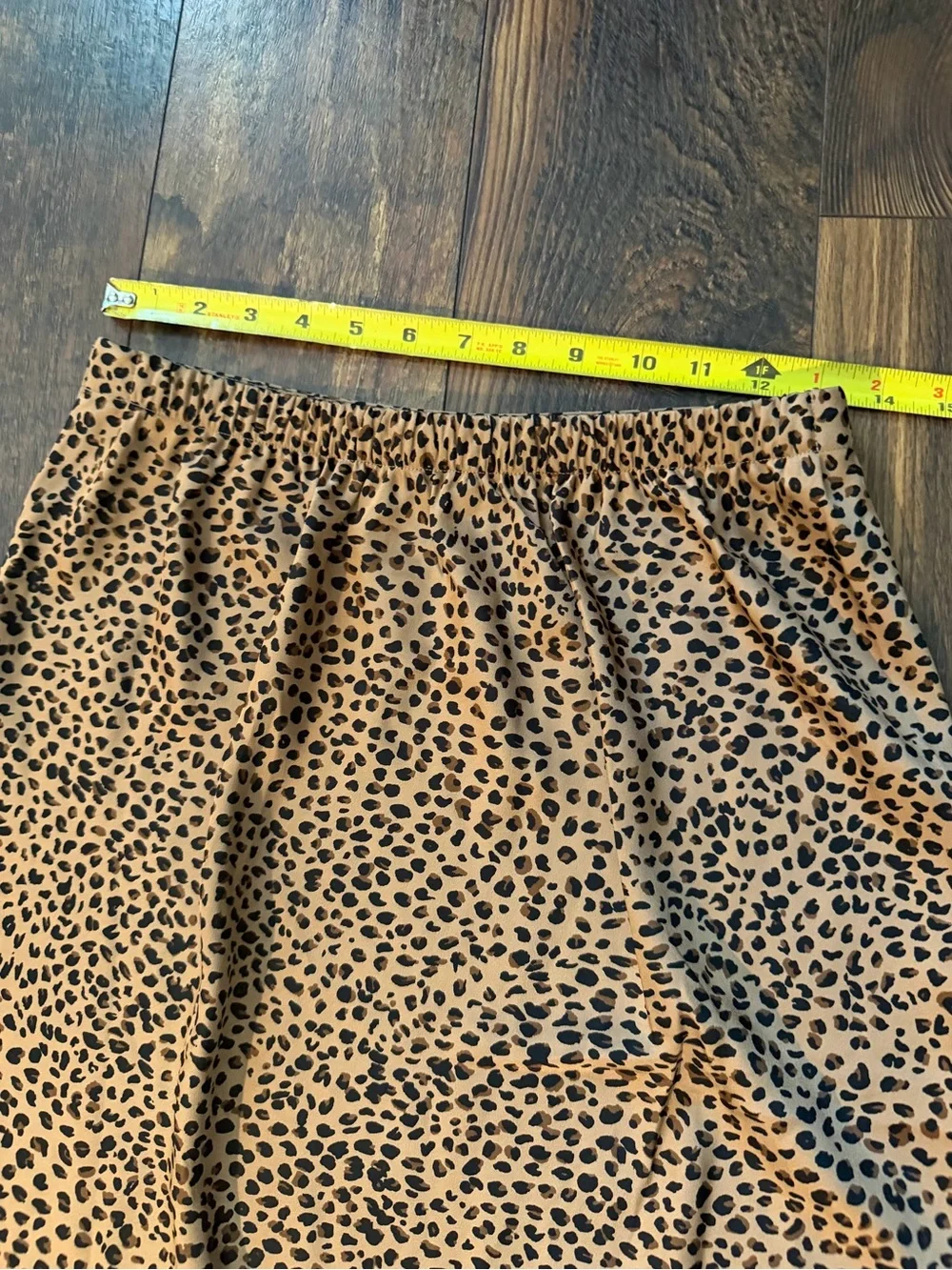 J. Crew Leopard Print Midi Skirt - Tan & Black